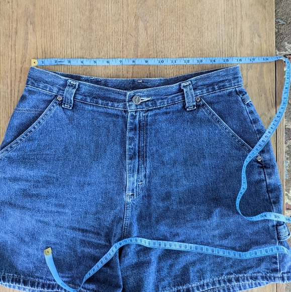 RIDERS BY LEE Vtg Denim Carpenter Shorts - Picture 10 of 10